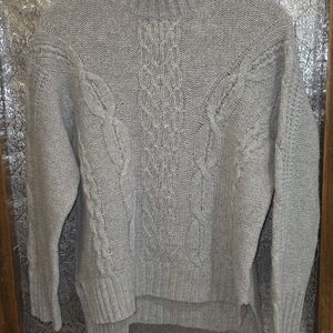 Tahari Light Gray Knit Sweater